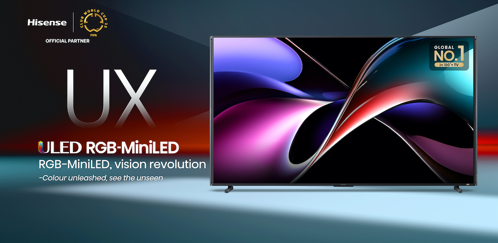 Η Hisense Hellas συστήνει την UXQ: Την πρώτη τηλεόραση με RGB backlight τεχνολογία