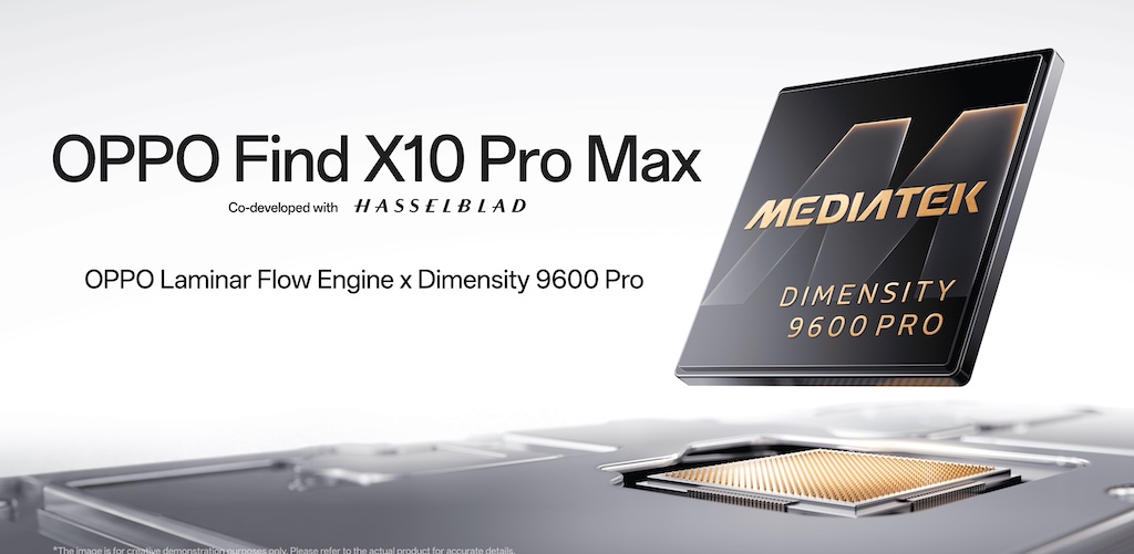 Το OPPO Find X10 Pro Max κάνει ντεμπούτο παγκοσμίως με τον Flagship Dimensity 9600 Pro της MediaTek στα 2nm