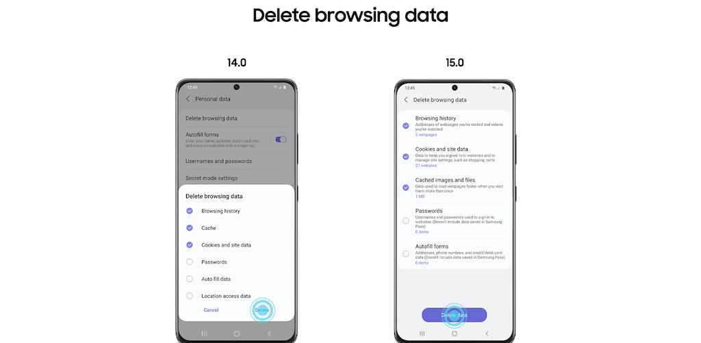 Το πρόγραμμα περιήγησης Samsung Internet 15.0 Beta έφτασε