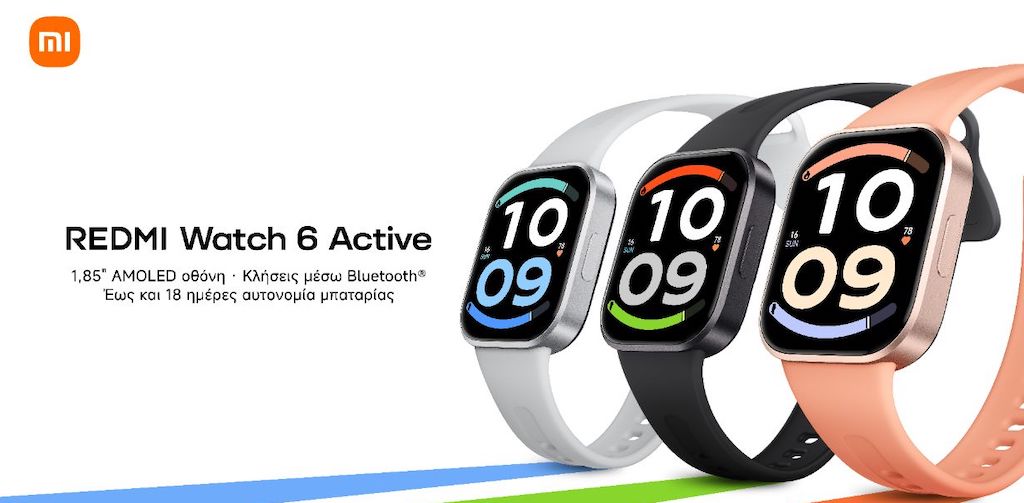 Η σειρά wearables της Xiaomi εμπλουτίζεται με τα νέα, εντυπωσιακά REDMI Watch 6 Active, REDMI Watch 6 Lite και Xiaomi Smart Band 11 Active