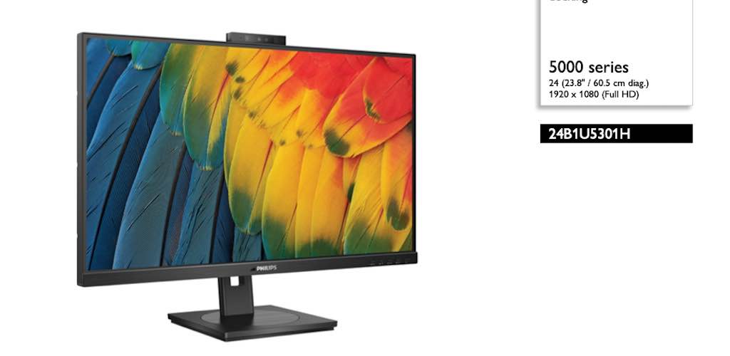 Οι οθόνες Philips καλωσορίζουν τα νέα μοντέλα με συνδεσιμότητα USB-C και webcam