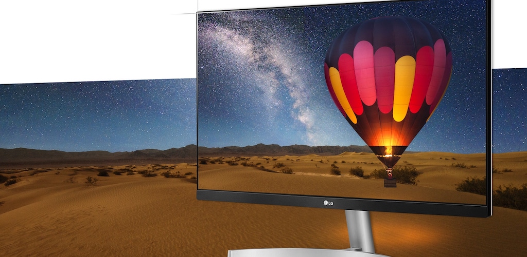 Με το νέο IPS Full HD Monitor της LG απολαμβάνεις ρεαλιστικά χρώματα από κάθε γωνία θέασης