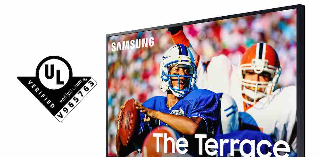 Η τηλεόραση The Terrace της Samsung λαμβάνει την πρώτη πιστοποίηση της βιομηχανίας για θέαση σε εξωτερικό χώρο από το UL