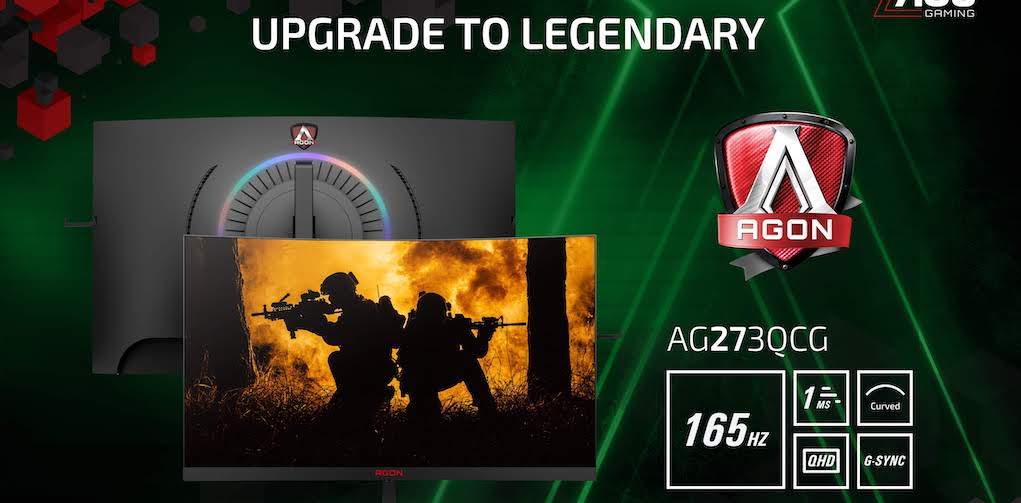 Οι νέες  κυρτές gaming οθόνες AGON 3 της AOC διαθέσιμες στα ράφια των καταστημάτων