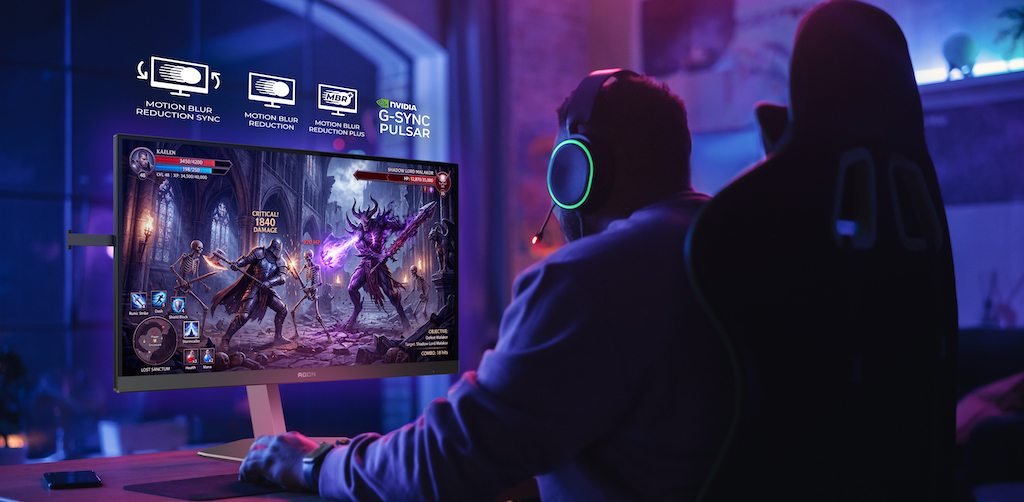 AGON by AOC παρουσιάζει τις τεχνολογίες μείωσης του motion blur: MBR, MBR Sync και MBR+