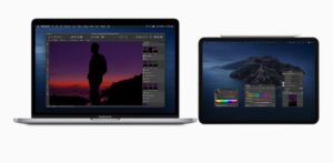 Apple sidecar with macbookpro 13 inch ipad pro apple pencil using affinity photo screen 05042020 800x391