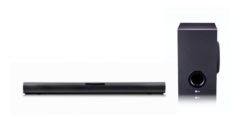 To νέο LG SJ2 sound bar ξεχωρίζει για την κομψή σχεδίαση και το ευρύ φάσμα ήχου