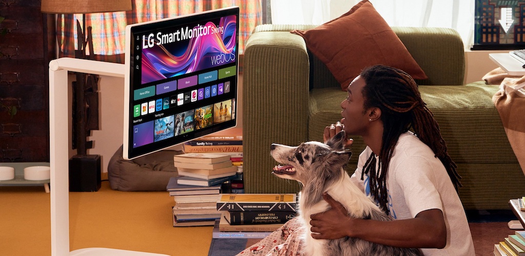 Το νέο LG Smart Monitor Swing αυξάνει την παραγωγικότητα με ευέλικτη βάση και οθόνη αφής
