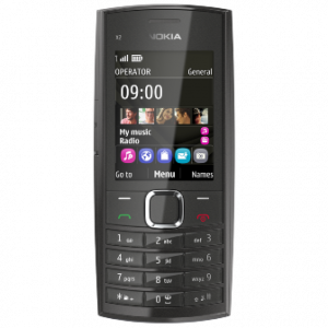 Nokia X2 05 black Front 1200x1200