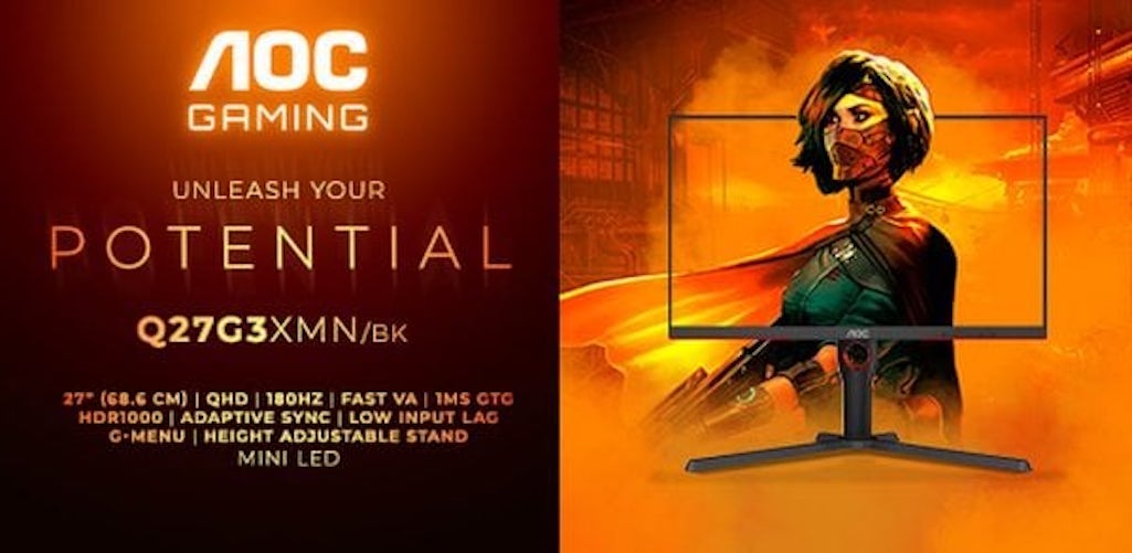 AGON by AOC κάνει το MiniLED gaming προσιτό σε όλους με τη νέα AOC GAMING Q27G3XMN/BK
