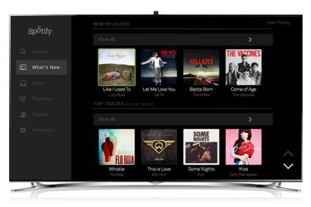 Η Samsung φέρνει το Spotify στη Smart TV