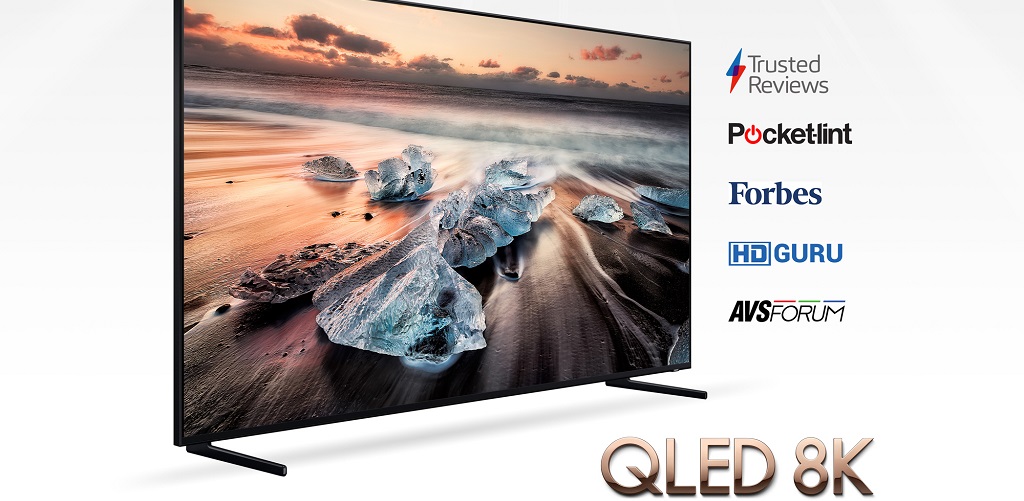 Η Samsung QLED 8K TV λαμβάνει διθυραμβικές κριτικές για την ποιότητα εικόνας και την τεχνολογία 8K AI Upscaling