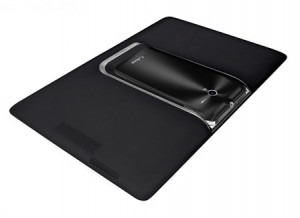 Asus padfone 2 docked rear