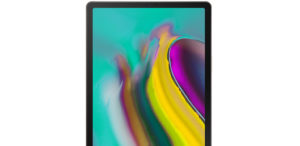 Galaxy tab s5e front gold