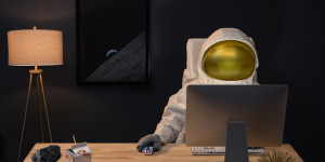 logitech party astronaut