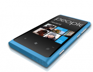 Nokia 800 cyan main overview