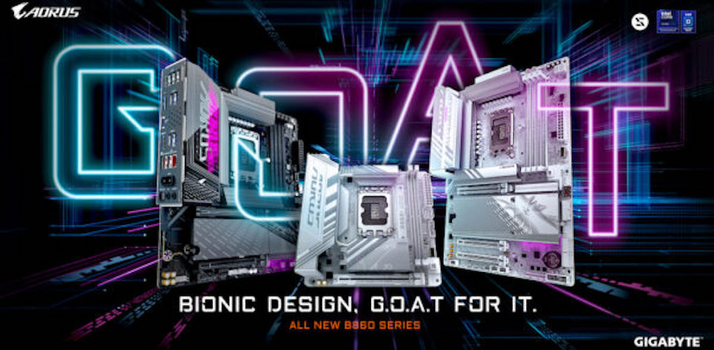 Οι πρωτοποριακές μητρικές B860 της GIGABYTE γίνονται G.O.A.T. αξιοποιώντας το ΑΙ