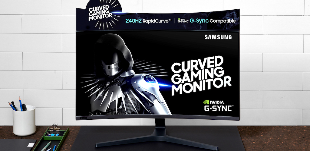 H Samsung παρουσιάζει την κυρτή gaming οθόνη CRG5 240Hz με G-Sync συμβατότητα