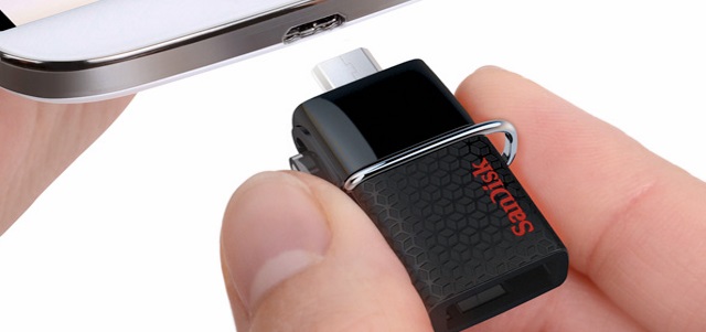 Micro USB stick SanDisk Ultra Dual 64GB 3.0 Μαύρο