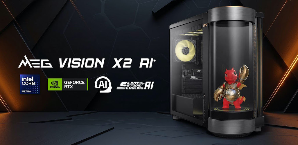 Η MSI παρουσιάζει το MEG Vision X2 AI+ – Το πρώτο gaming desktop στον κόσμο που διαθέτει αυτόνομο βοηθό AI
